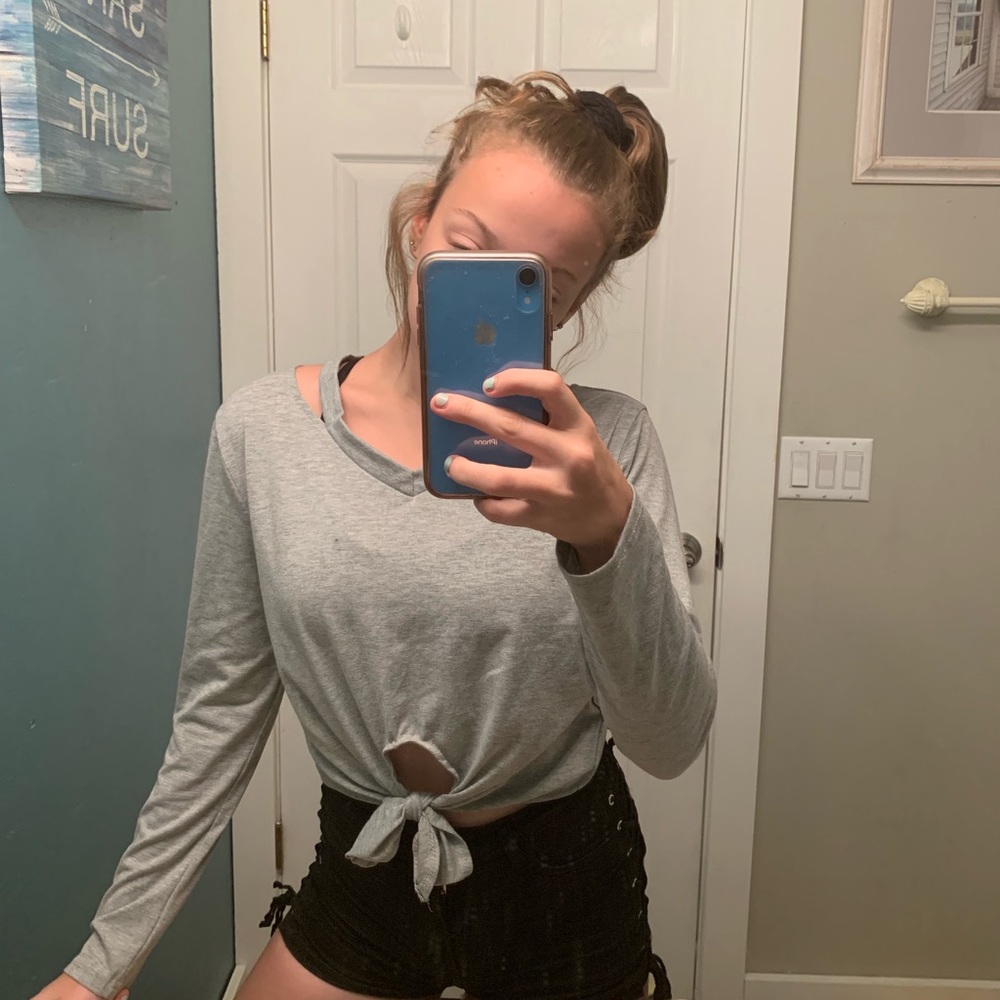 gray ROMWE long sleeve
